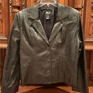 Women's Black Leather Jacket
